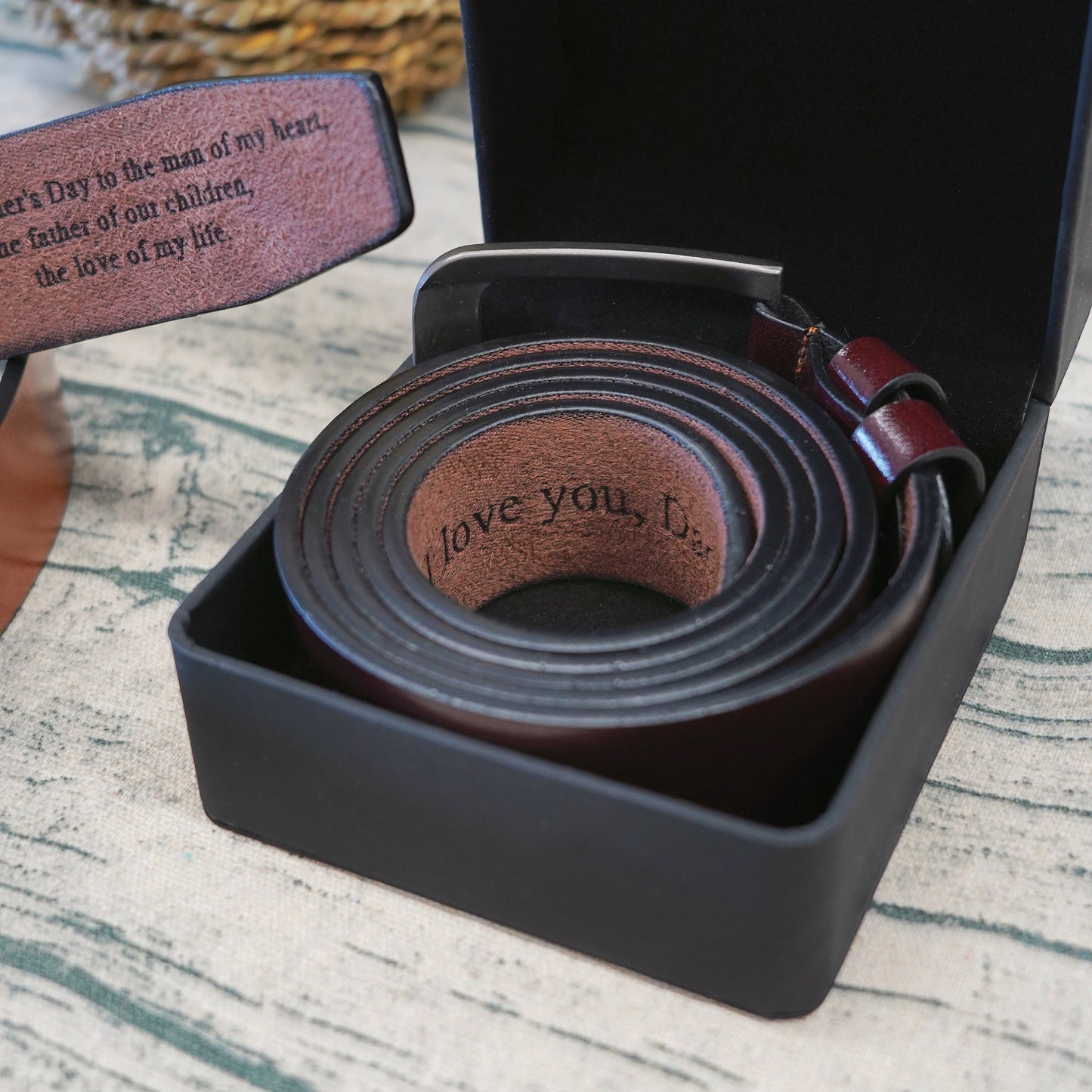 Gepersonaliseerde riem 